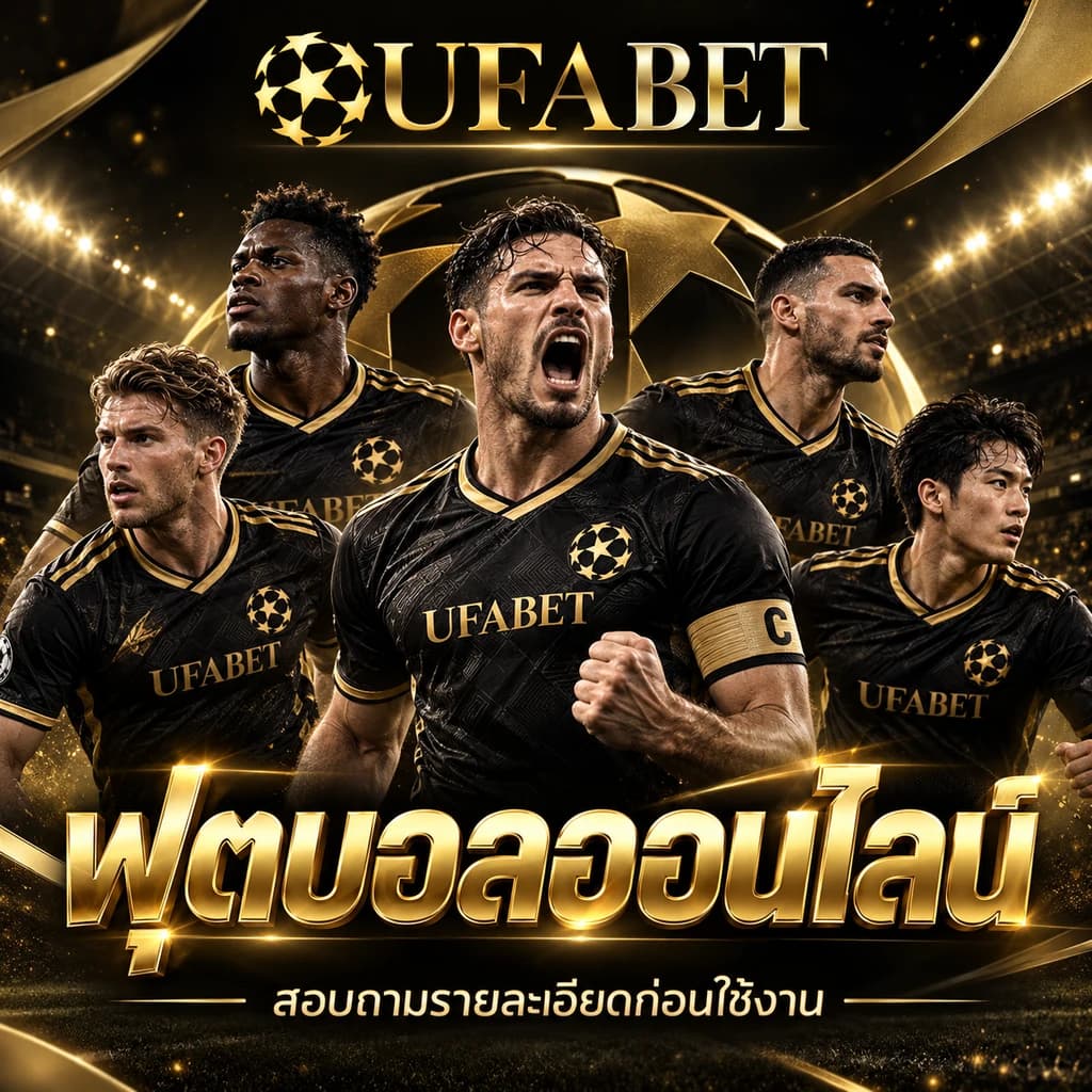 ฟุตบอลออนไลน์ ภาพประกอบโทนดำทอง